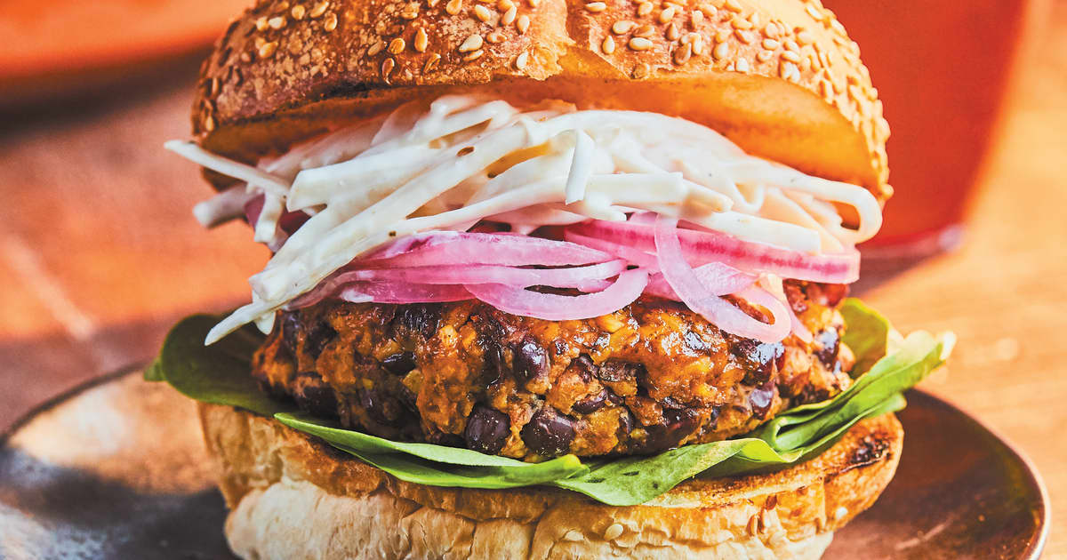 Végé burger au tempeh BBQ Zeste