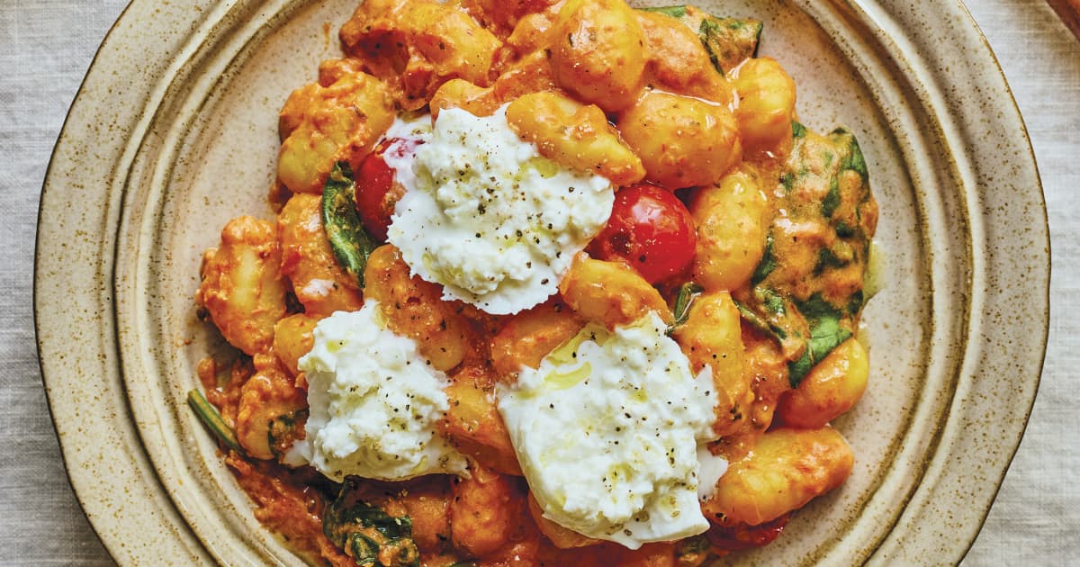 Gnocchis à la sauce rosée et à la burratini | Zeste