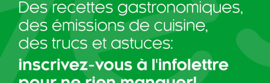 Ne manquez pas nos infolettres!