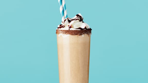 Lait frappé au moka