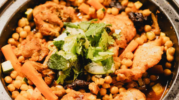 Jeudi : Tajine de poulet aux pruneaux
