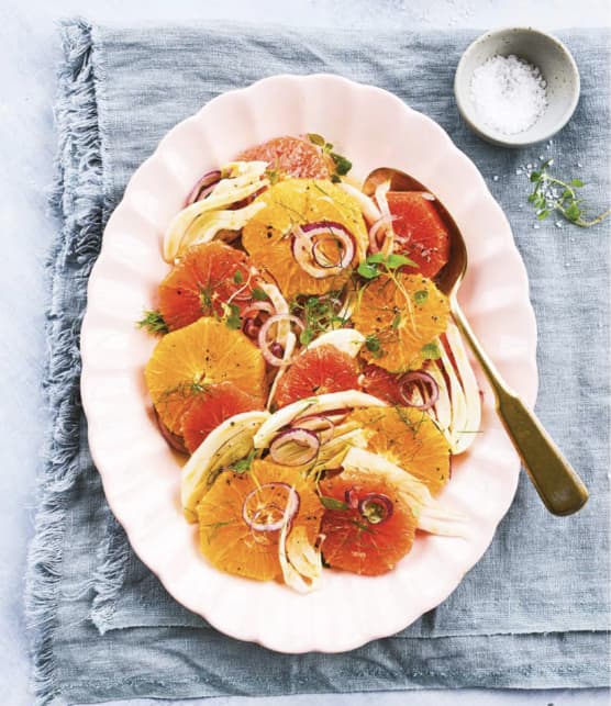 Salade d'oranges et de fenouil à l'origan