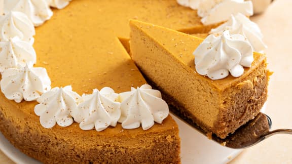 Gâteau au fromage à la citrouille