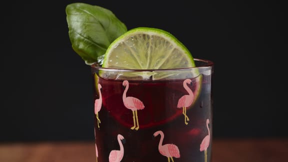 Sangria aux bleuets