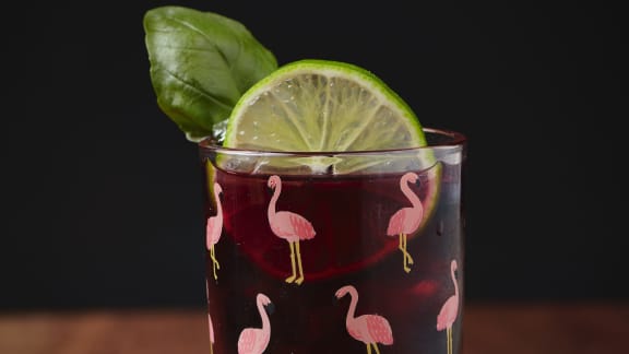 Sangria aux bleuets