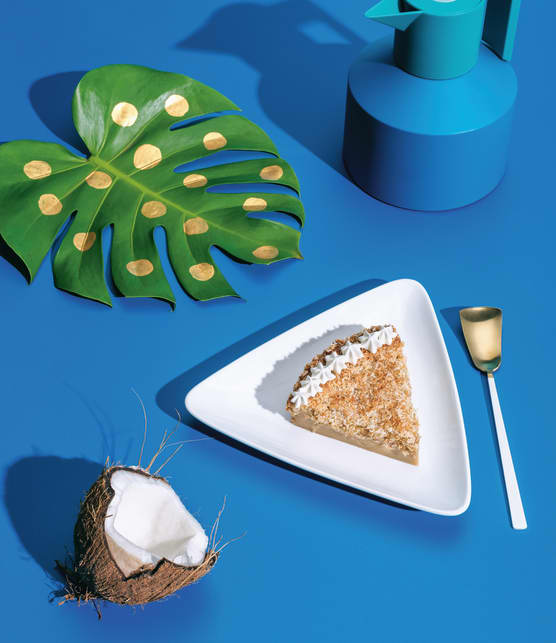 Tarte impossible à la noix de coco et au sirop d'érable