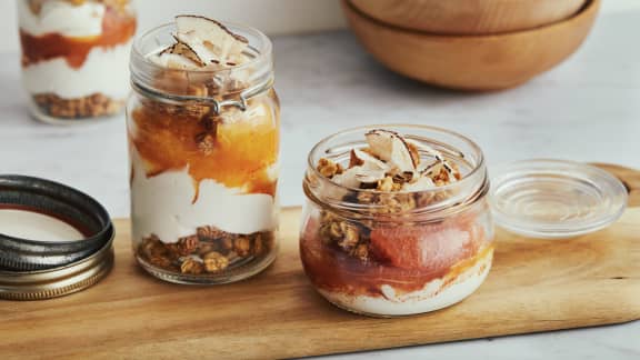 Parfaits de yogourt aux agrumes épicés