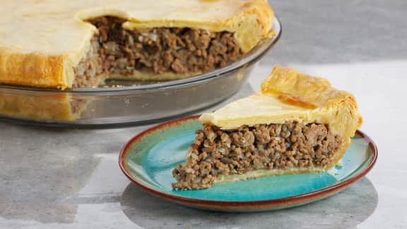 Tourtière à la viande épicée