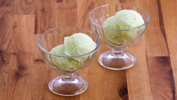 Sorbet à la pomme verte