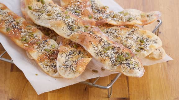 Pain lavash croustillant