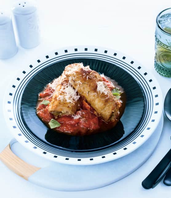 escalope de veau de lait farcie à l'italienne