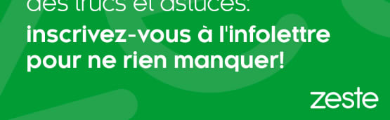 Ne manquez pas nos infolettres!