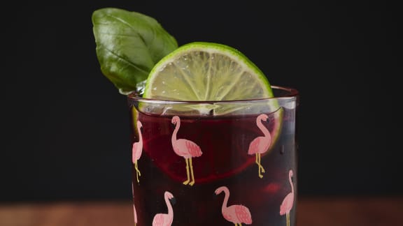 Sangria aux bleuets