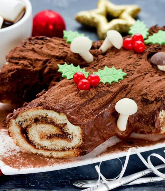 Bûche de Noël traditionnelle