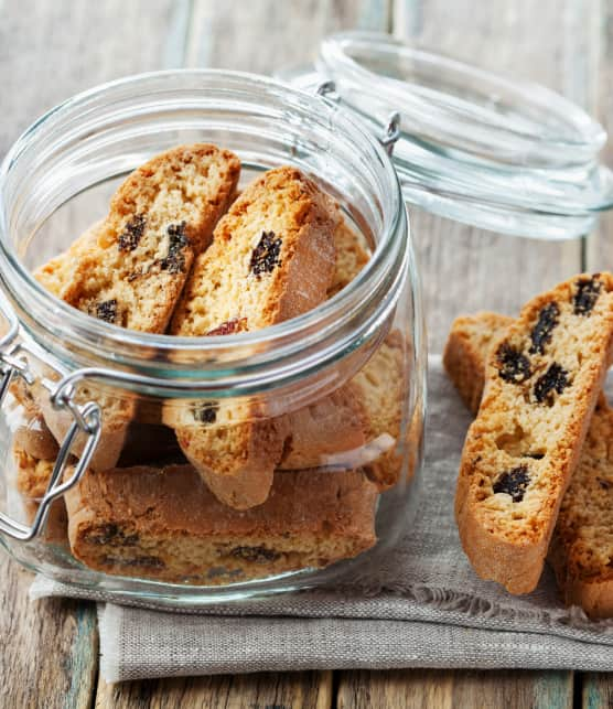 biscotti aux bleuets et aux amandes