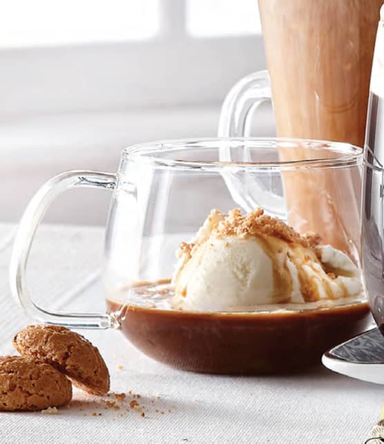 Affogato à l'amaretto