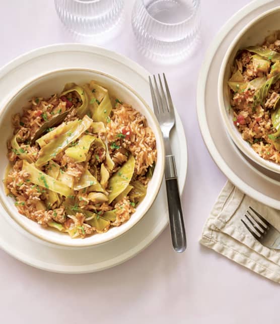 Casserole de cigares au chou