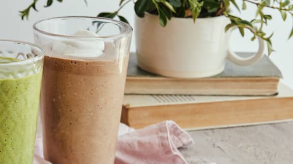 Smoothie dessert choco-maca