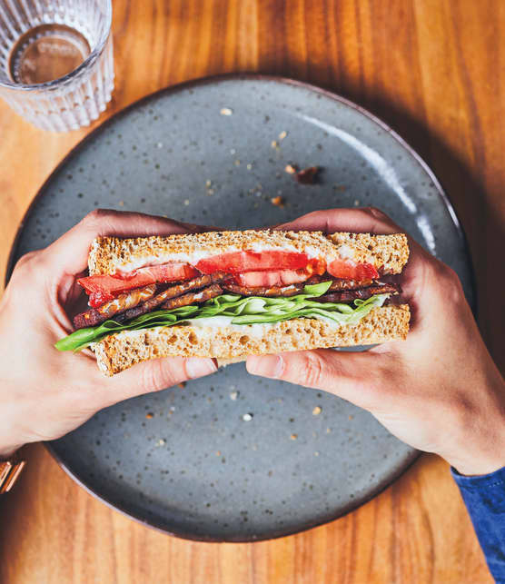 BLT au « bacon » de tempeh