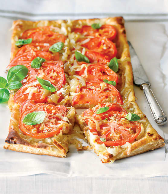 Tarte à la tomate et au fromage Oka