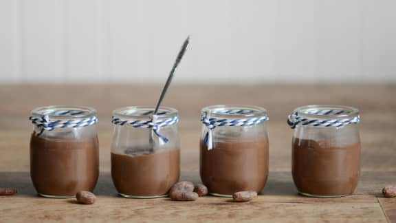 crème soyeuse au tofu et au chocolat