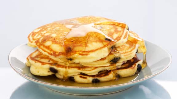 Pancakes aux bleuets