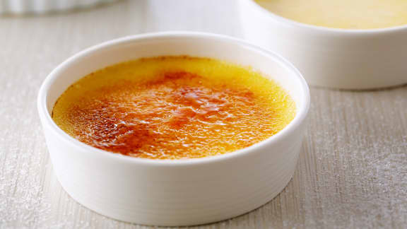 crème brûlée à la vanille