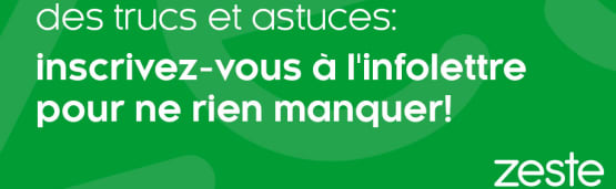 Ne manquez pas nos infolettres!