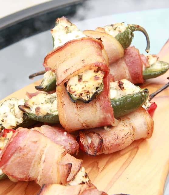 Jalapeños farcis au fromage et au bacon