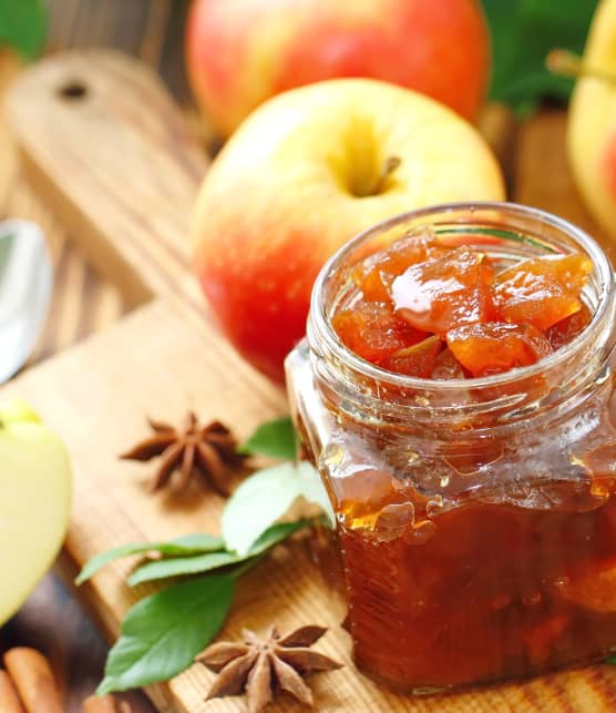 Conserve de pommes à la cannelle