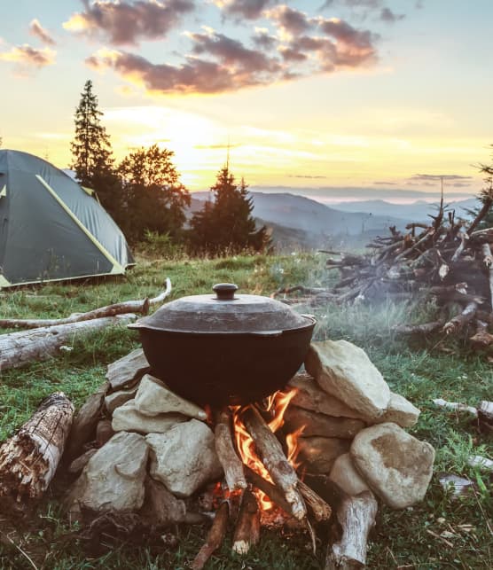 Camping gourmand