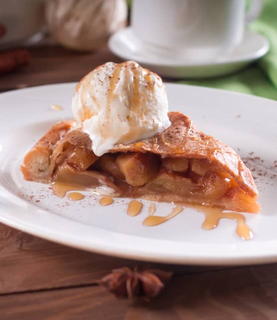 Tarte aux pommes et au sirop d'érable