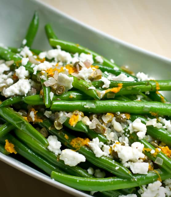 sauté de haricots verts aux câpres