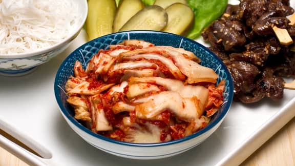 chou napa mariné style kimchi