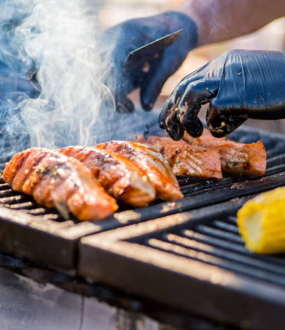 Saumon au BBQ et sa marinade à l'érable