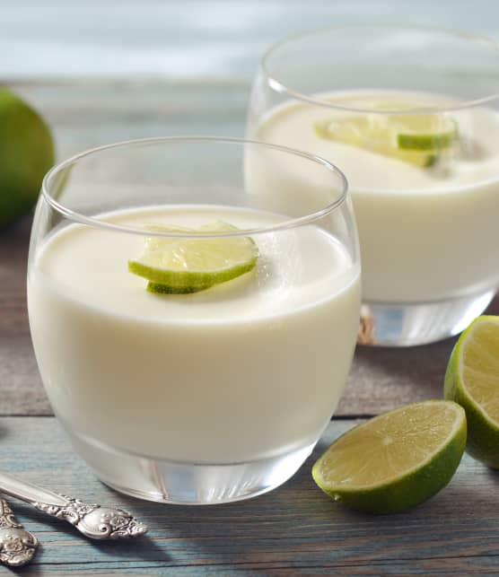 Panna cotta à la lime