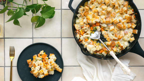 Casserole de vol-au-vent au tofu