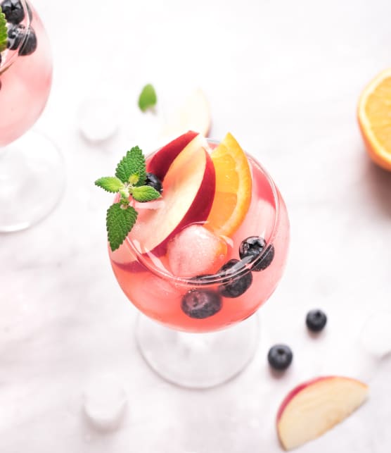 Sangria pétillante aux fruits