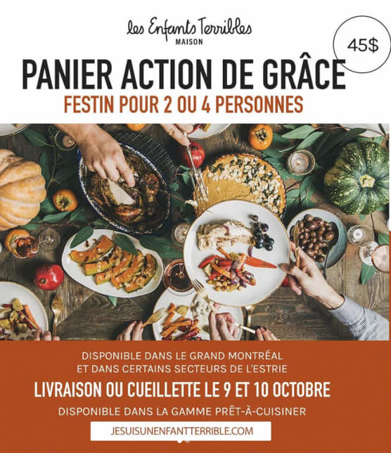 Action de Grâce : 5 restaurants qui proposent un menu pour emporter