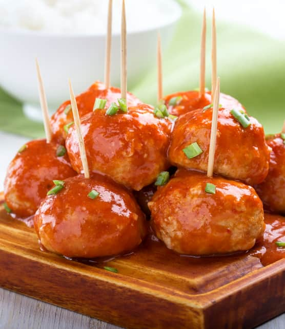 boulettes de porc sauce aigre-douce