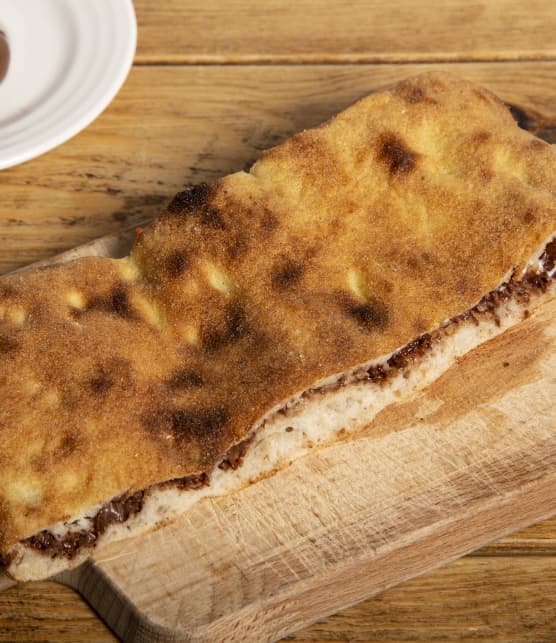 pizza au Nutella et mascarpone