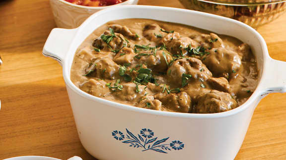 Ragoût de boulettes et de pattes de cochon