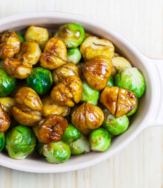 Marrons glacés et choux de Bruxelles