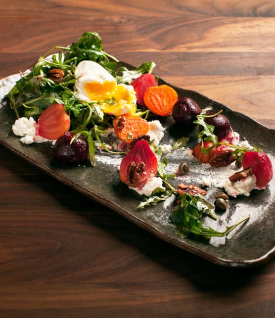 salade de betteraves au chèvre frais