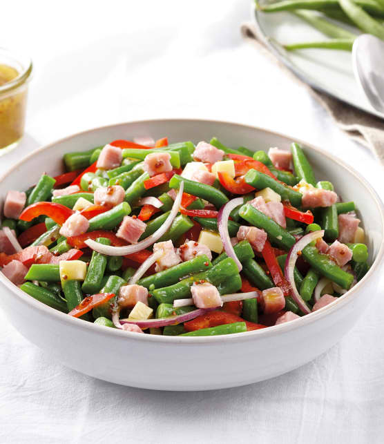 Salade de haricots verts et prosciutto cotto