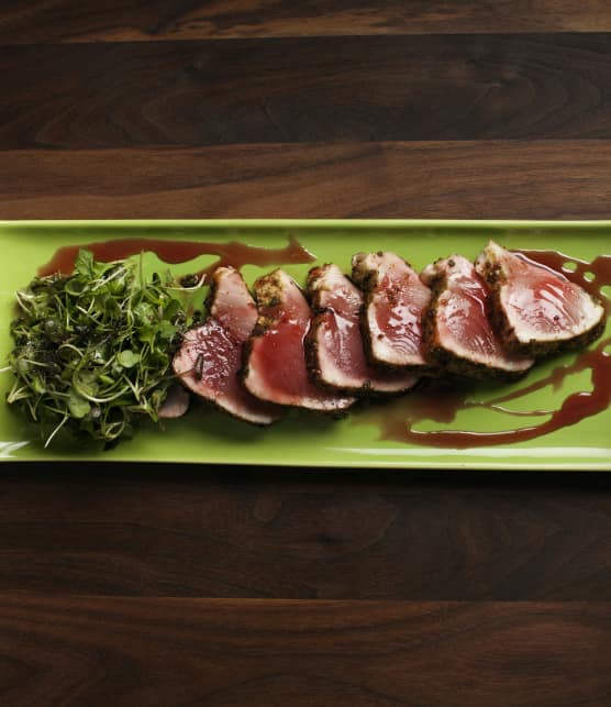 Tataki de thon albacore