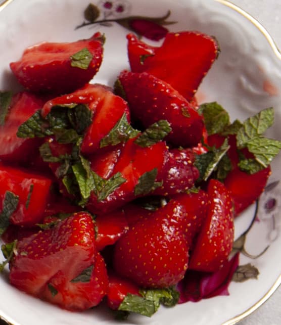 Fraises au Limoncello