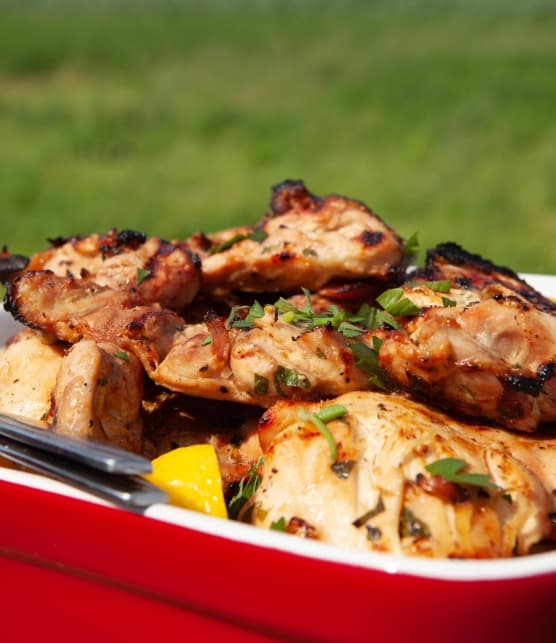 Poulet au babeurre et sauce crémeuse à l’aneth