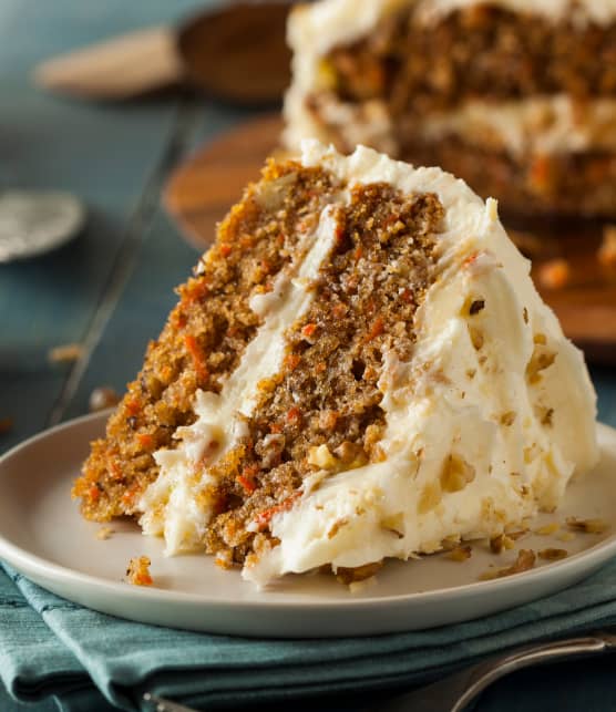 Gâteau aux carottes décadent