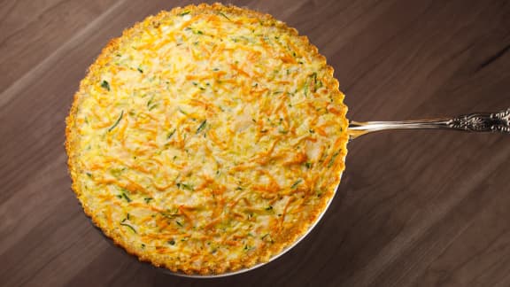 Quiche aux légumes en croûte de quinoa